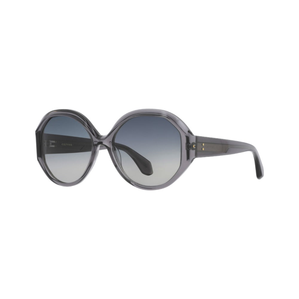 Carven CC4107S Gris Foncé Translucide GR69 de trois-quarts - Les Lunettes de Pauline