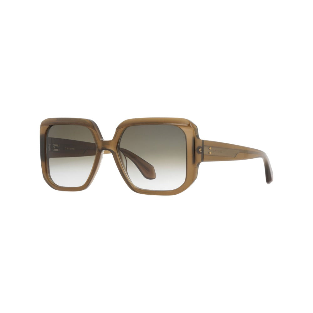 Carven CC4108S Marron Translucide BR69 de trois-quarts - Les Lunettes de Pauline