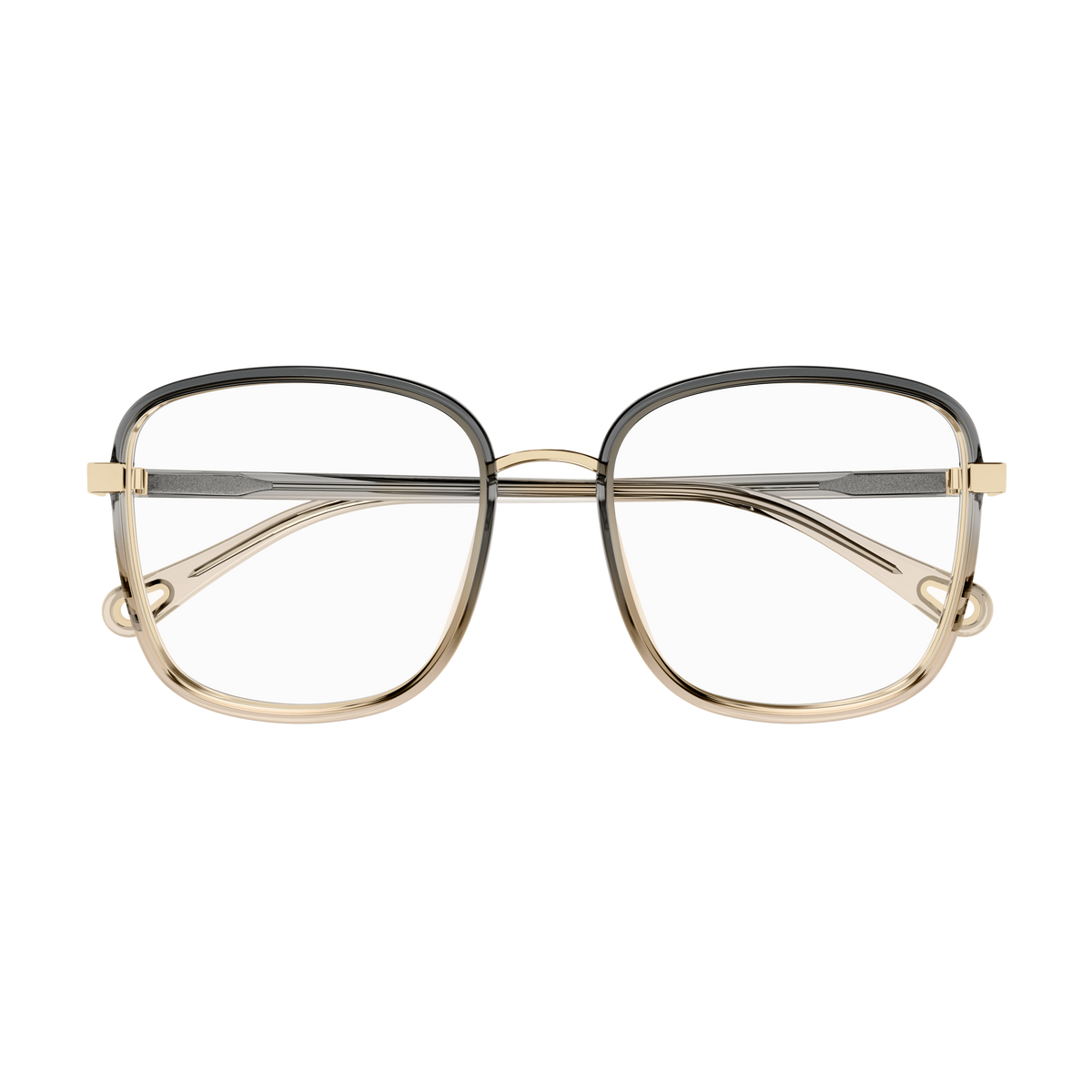 Chloé CH0034O Gris 003 / 53-18 de face - Les Lunettes de Pauline