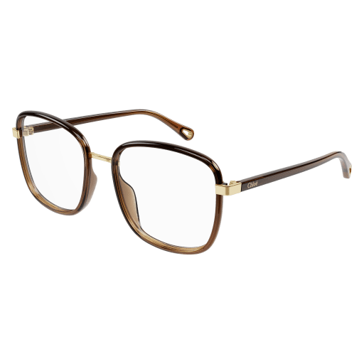 Chloé CH0034O Noir 011 / 50-18 de trois-quarts - Les Lunettes de Pauline
