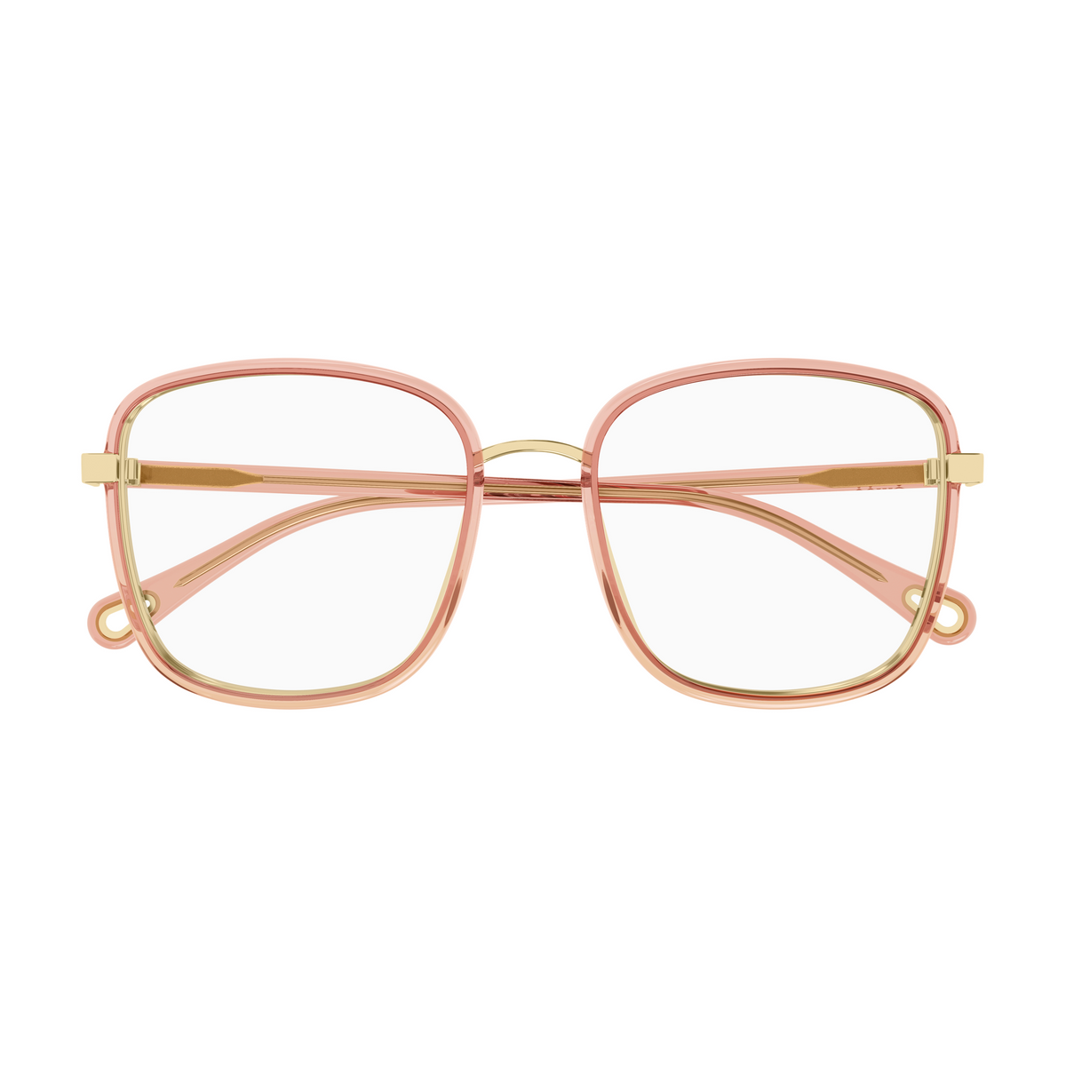 Chloé CH0034O Rose Corail 021 / 50-18 de face - Les Lunettes de Pauline