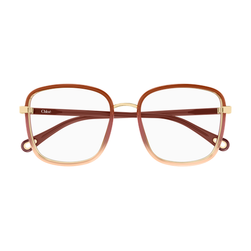 Chloé CH0034O Bordeaux 025 / 53-18 de face - Les Lunettes de Pauline
