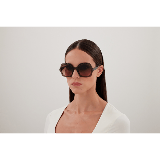 Chloé CH0226S Brun 007 portée - Les Lunettes de Pauline