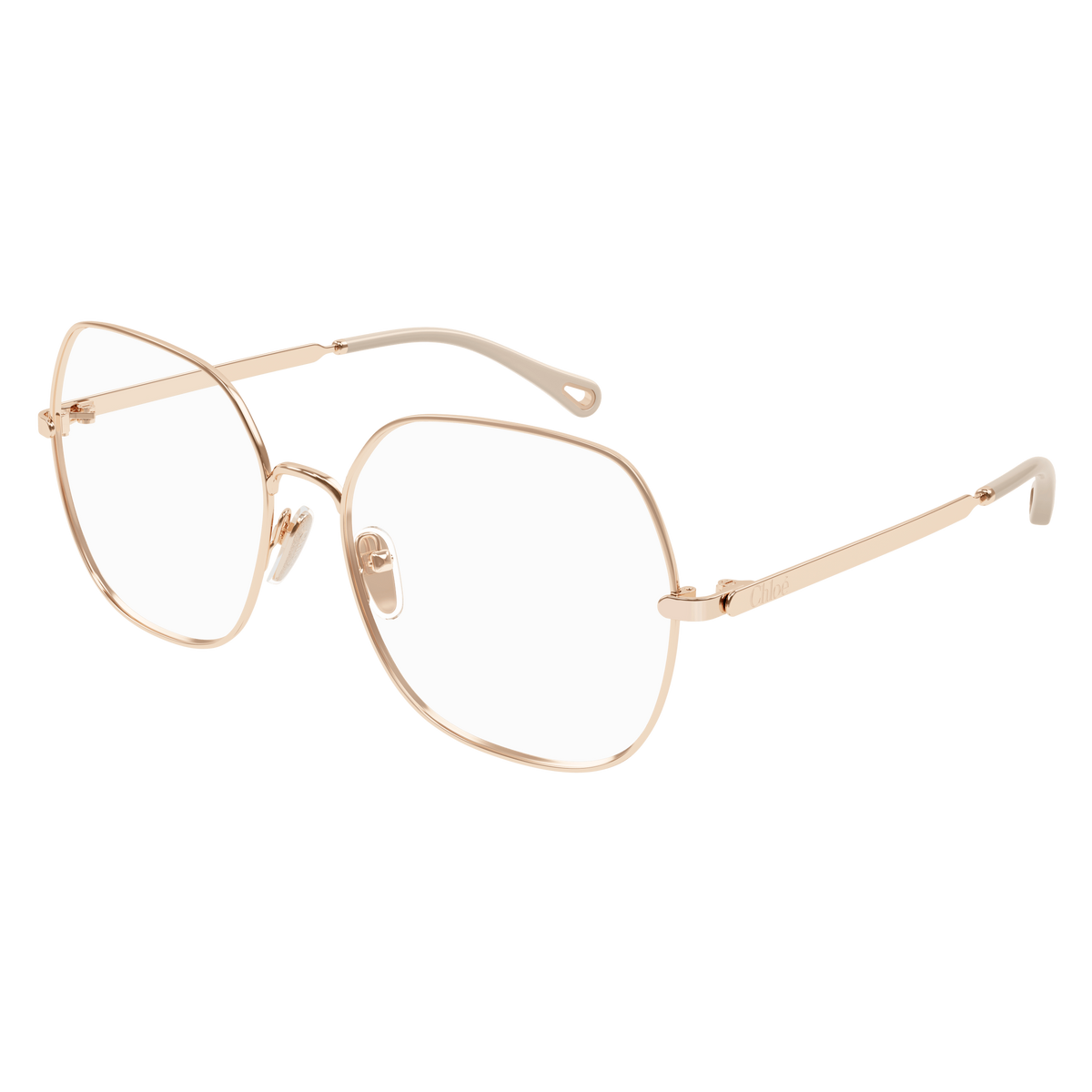 Chloé CH0284O Doré 002 de trois-quarts - Les Lunettes de Pauline