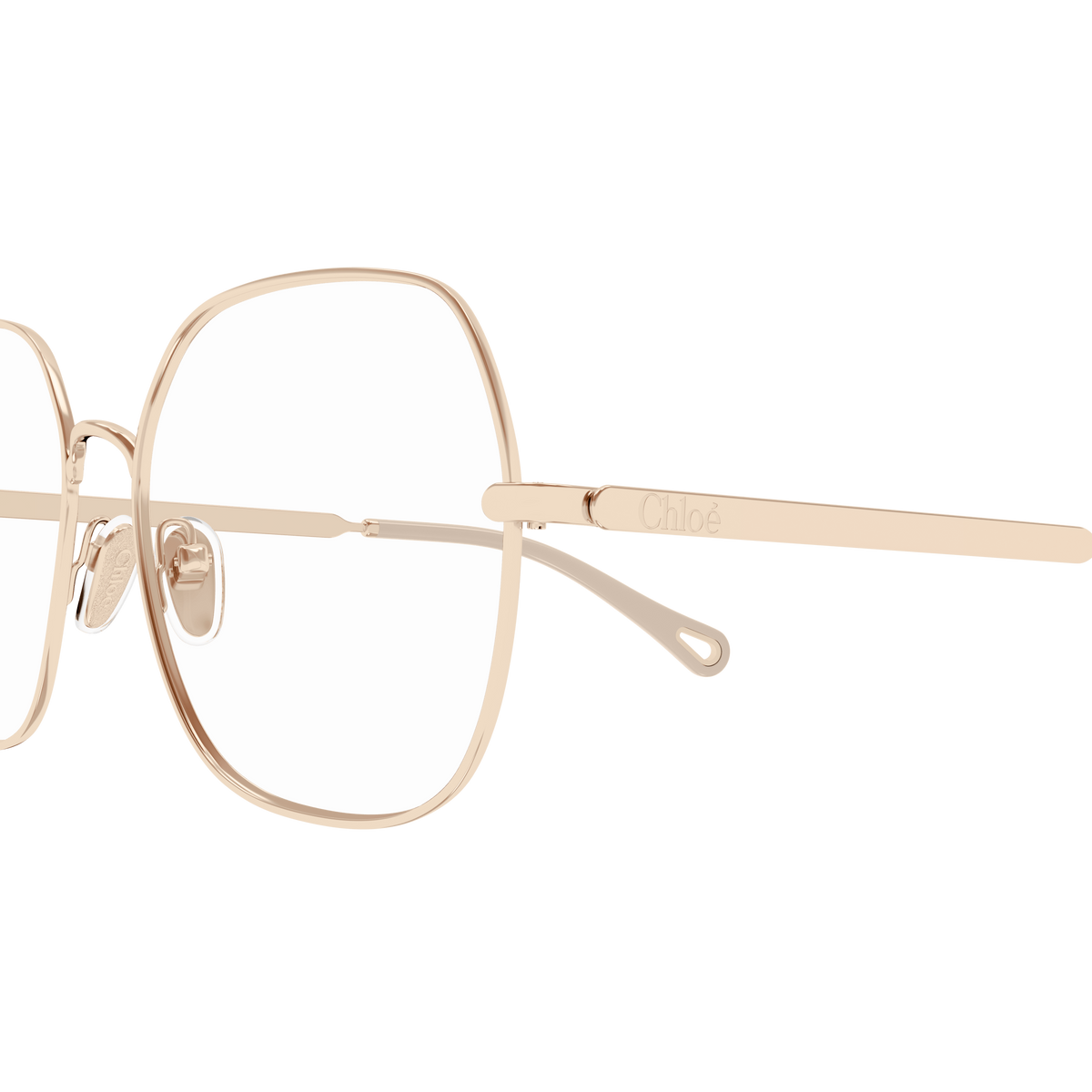 Chloé CH0284O Doré 002 en détail des branches - Les Lunettes de Pauline