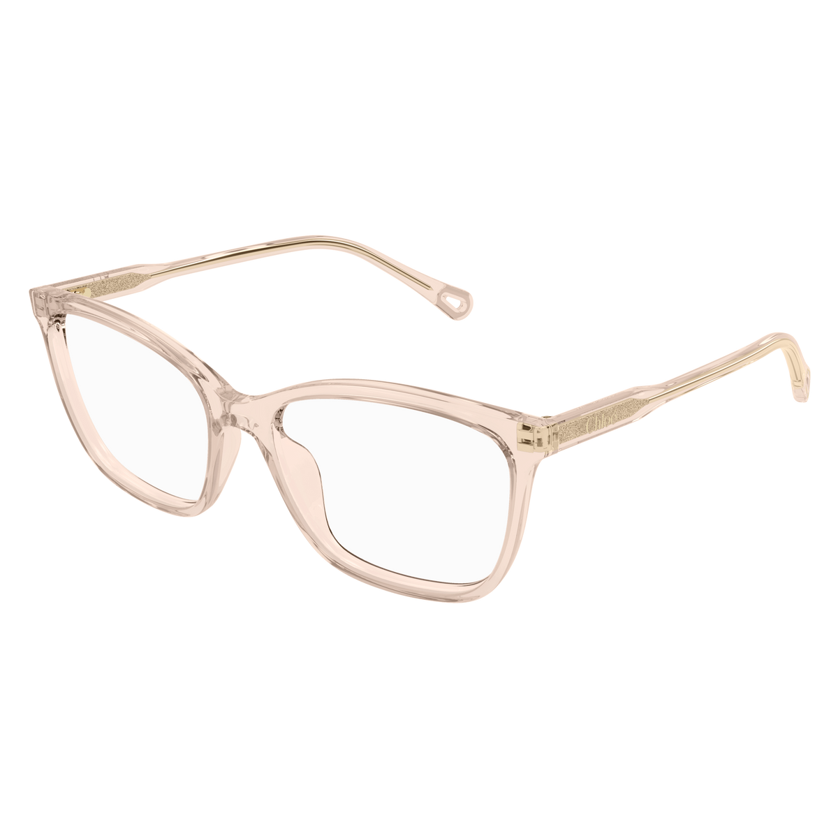 Chloé CH0318O Rose Poudré 005 de trois-quarts - Les Lunettes de Pauline