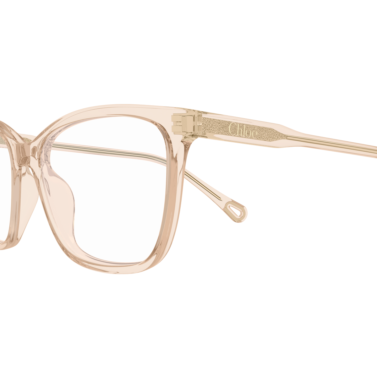 Chloé CH0318O Rose Poudré 005 en détail des branches - Les Lunettes de Pauline