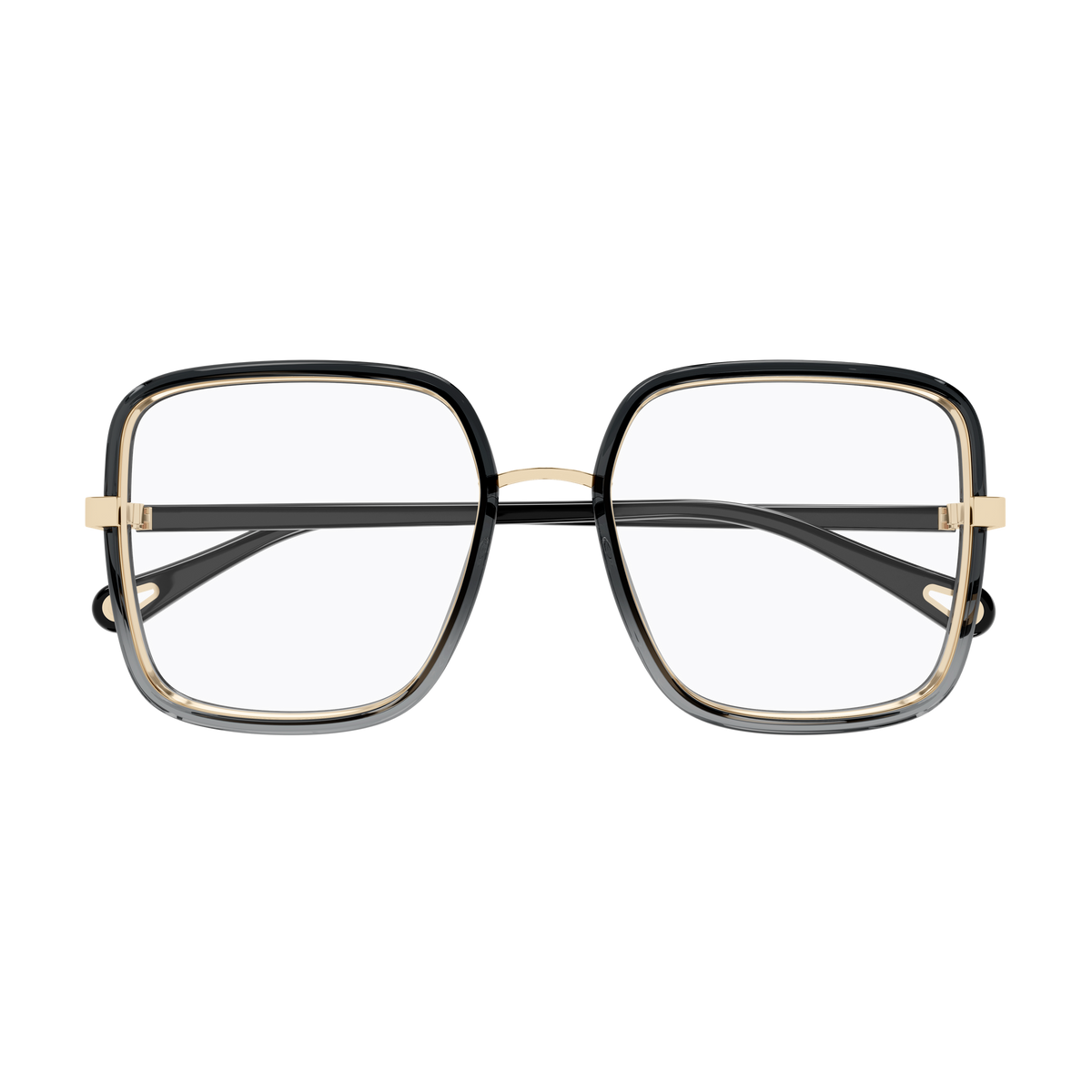 Chloé CH0338O Noir Kaki 001 de face - Les Lunettes de Pauline