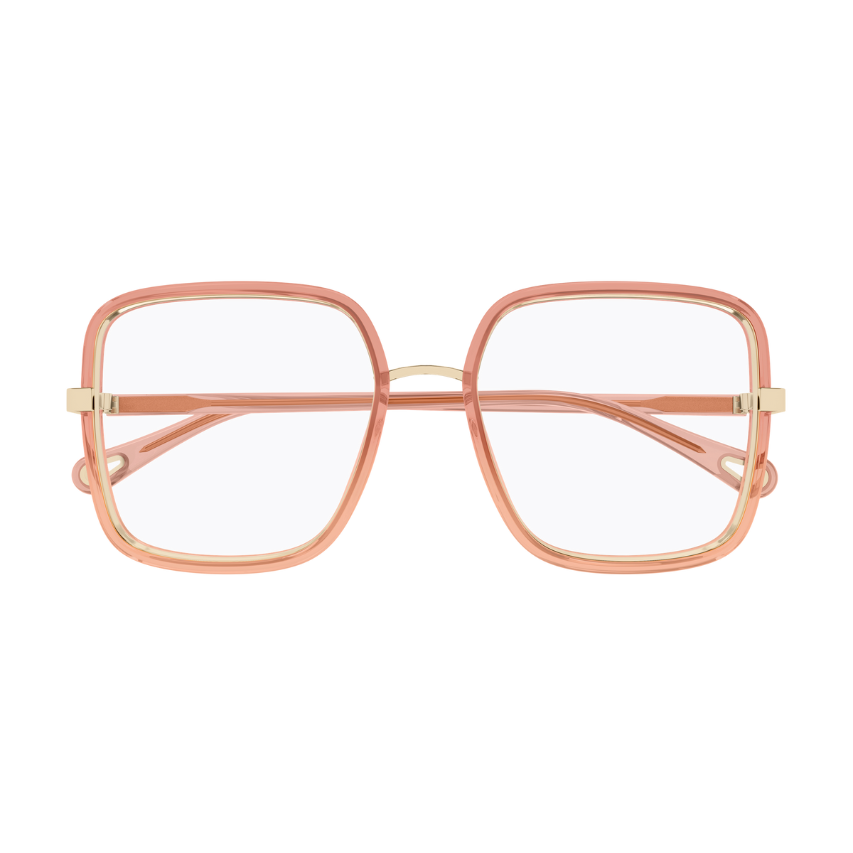 Chloé CH0338O Rose Corail 002 de face - Les Lunettes de Pauline