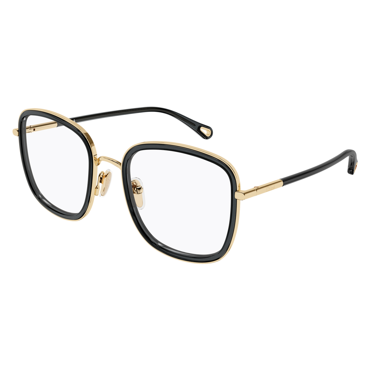 Chloé CH0373O 001 de trois-quarts - Les Lunettes de Pauline