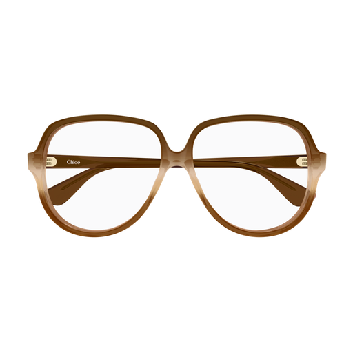 Chloé CH0391O Brun 005 de face - Les Lunettes de Pauline