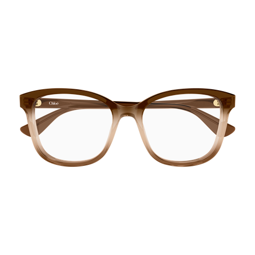 Chloé CH0393O Brun 005 de face - Les Lunettes de Pauline