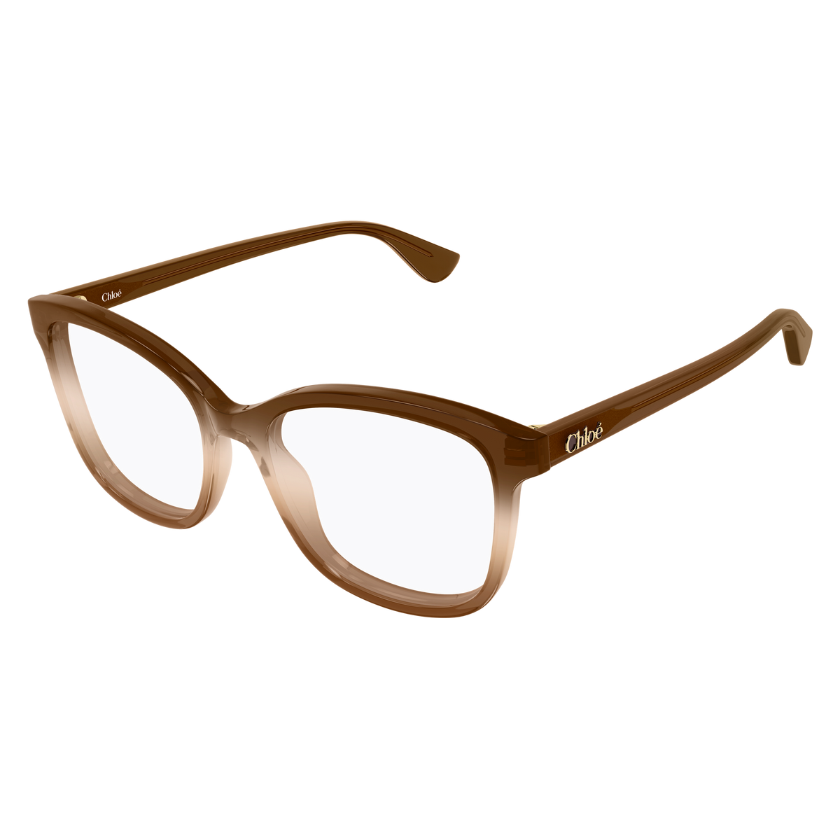 Chloé CH0393O Brun 005 de trois-quarts - Les Lunettes de Pauline