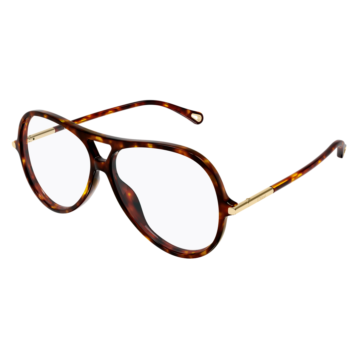 Chloé CH0398O Écaille 002 de trois-quarts - Les Lunettes de Pauline