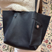 Sac Inséparables - Grand Cabas en cuir avec étui extérieur