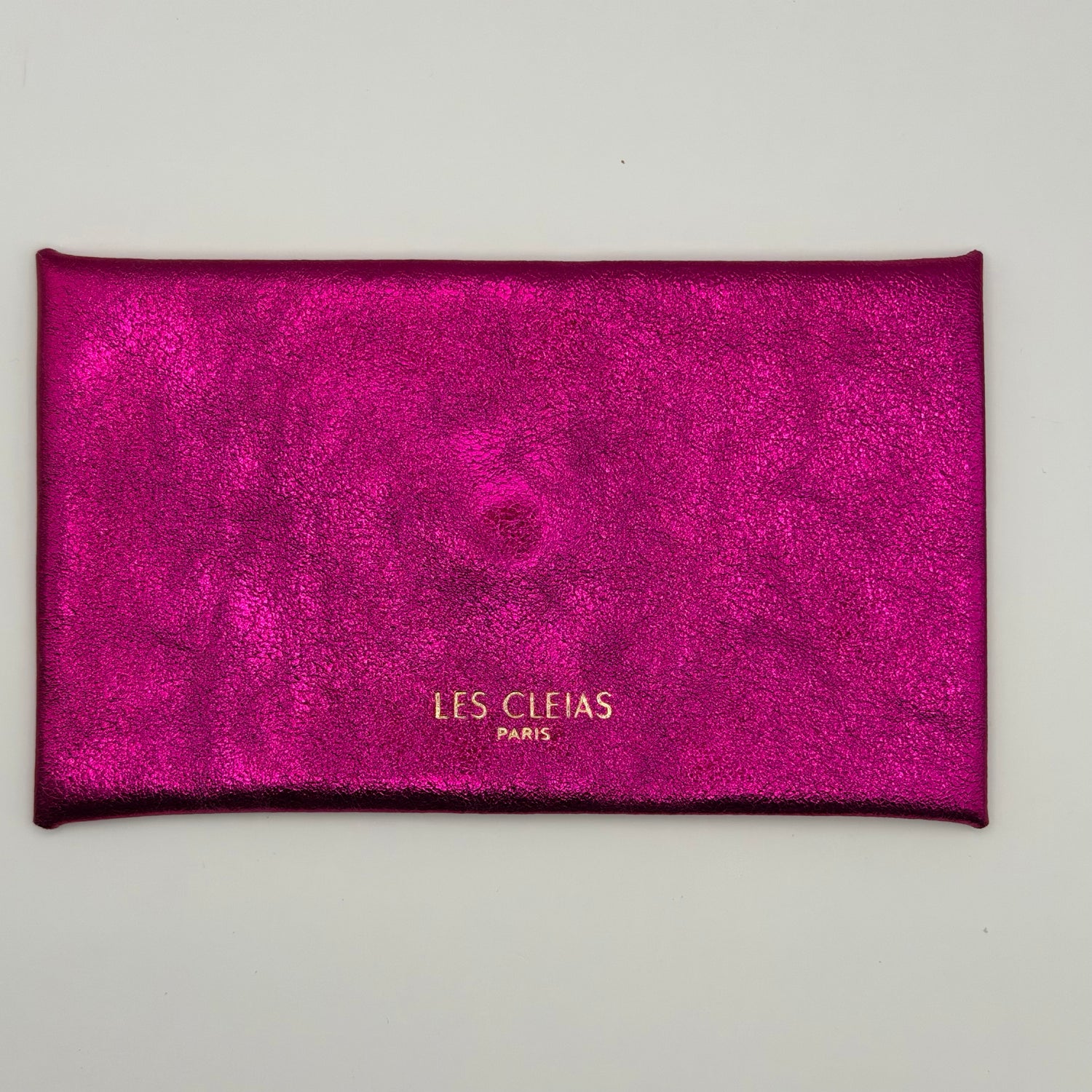 Pochette Origimi L en cuir fuschia - Les Lunettes de Pauline