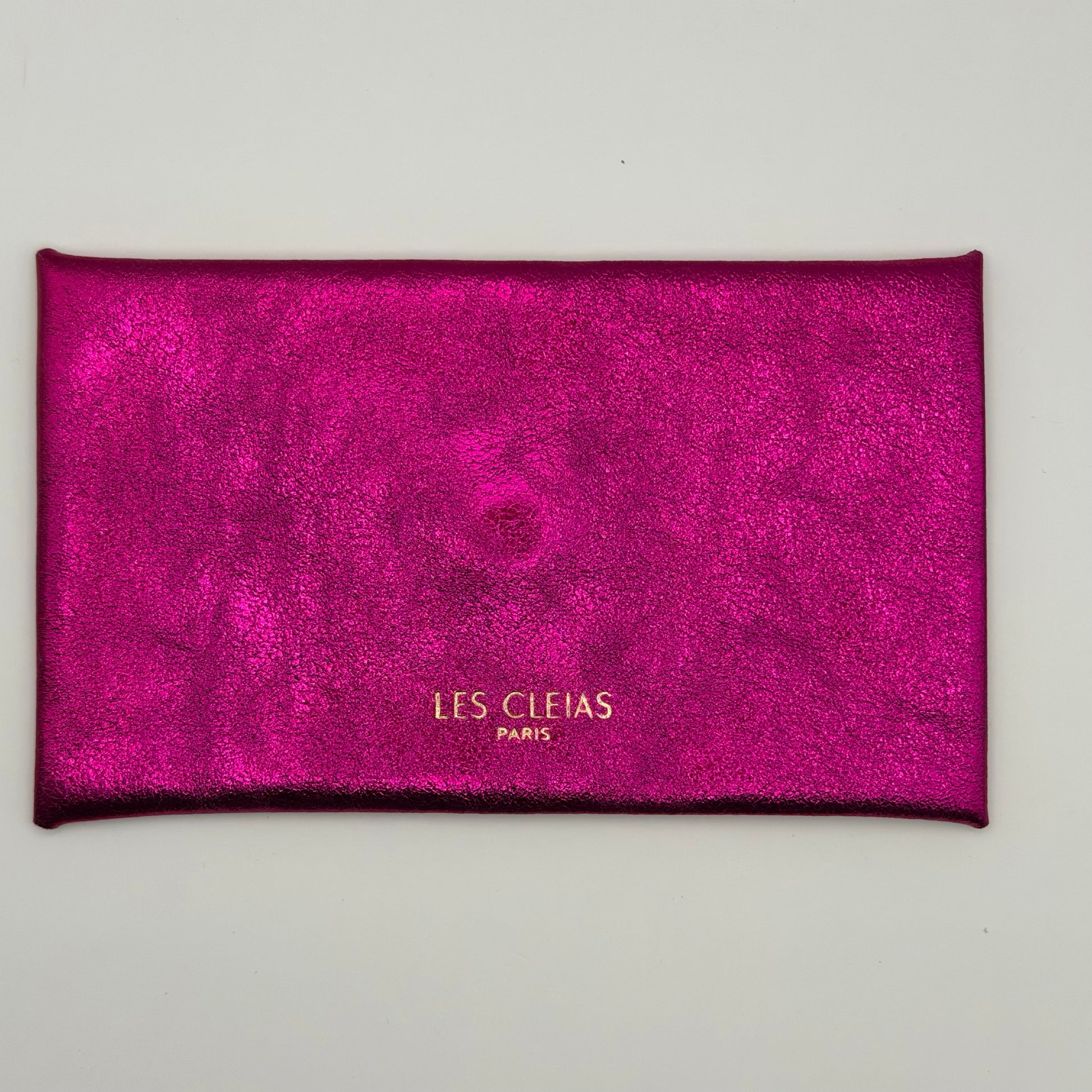 Pochette Origimi L en cuir fuschia - Les Lunettes de Pauline