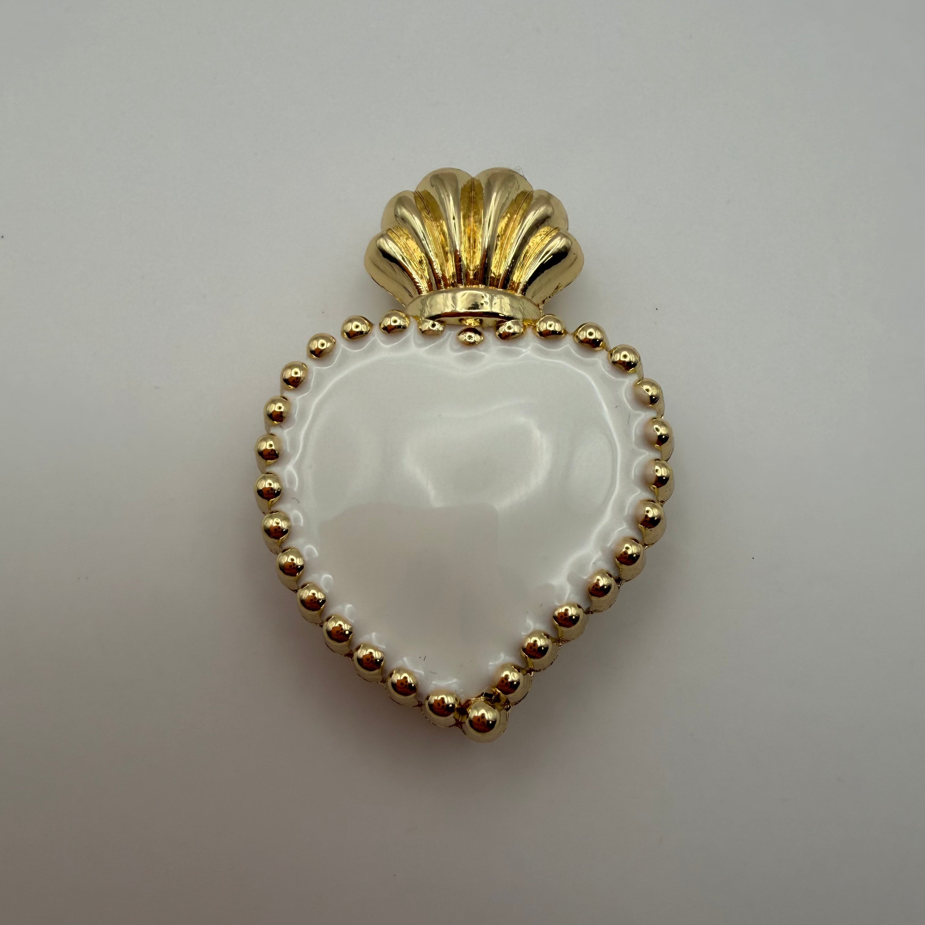 Bijoux de bouton Exvoto blanc - Les Lunettes de Pauline