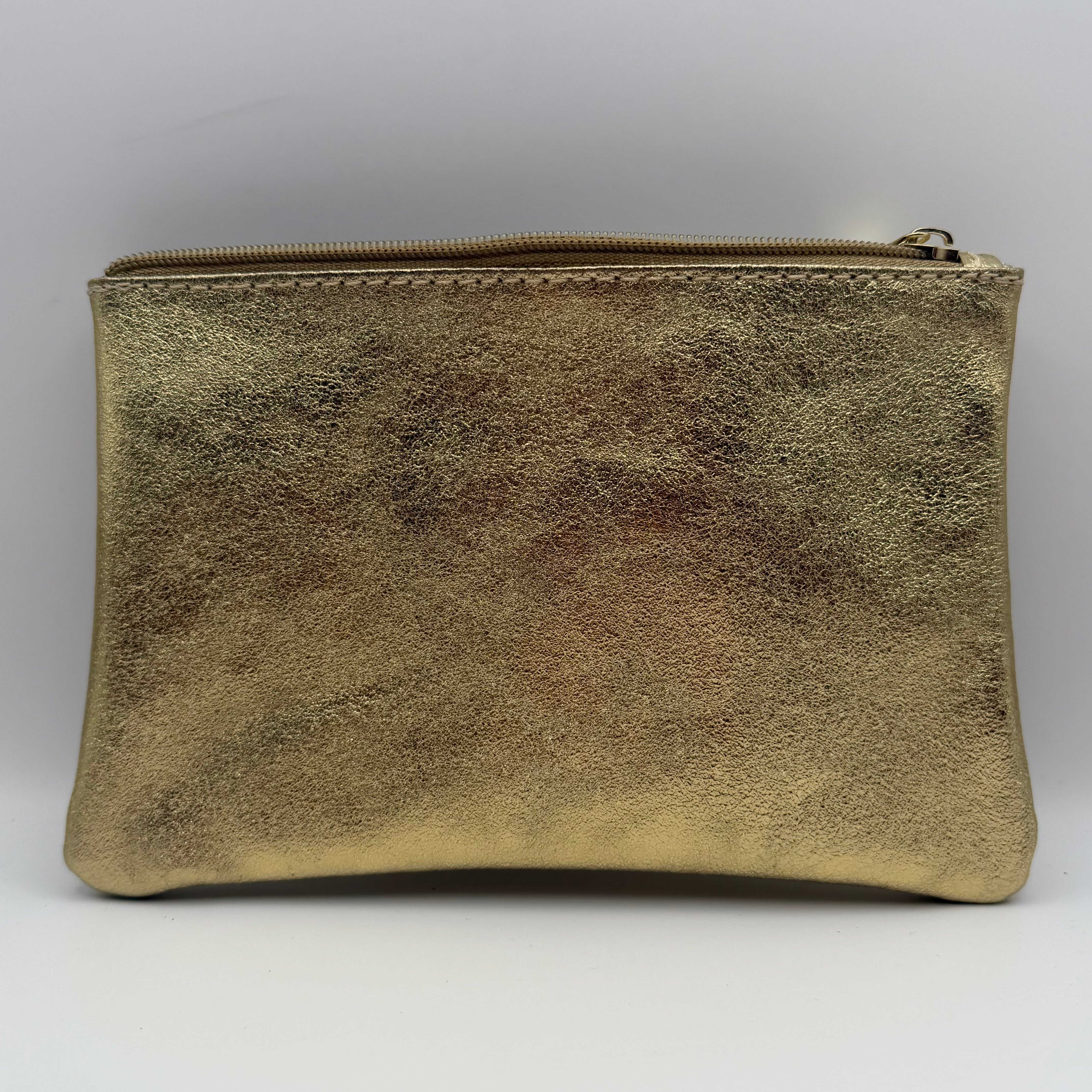 Pochette Zip L cuir irisé - Les Lunettes de Pauline