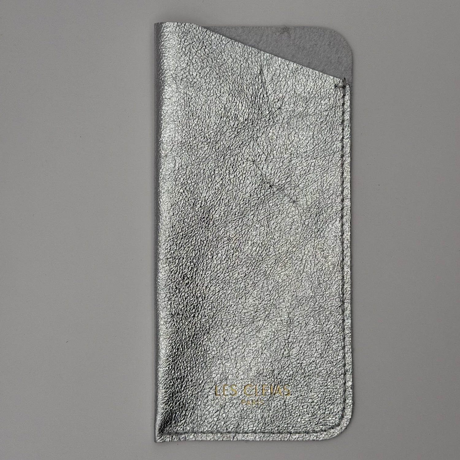 Etui à Lunette argenté - Les Lunettes de Pauline