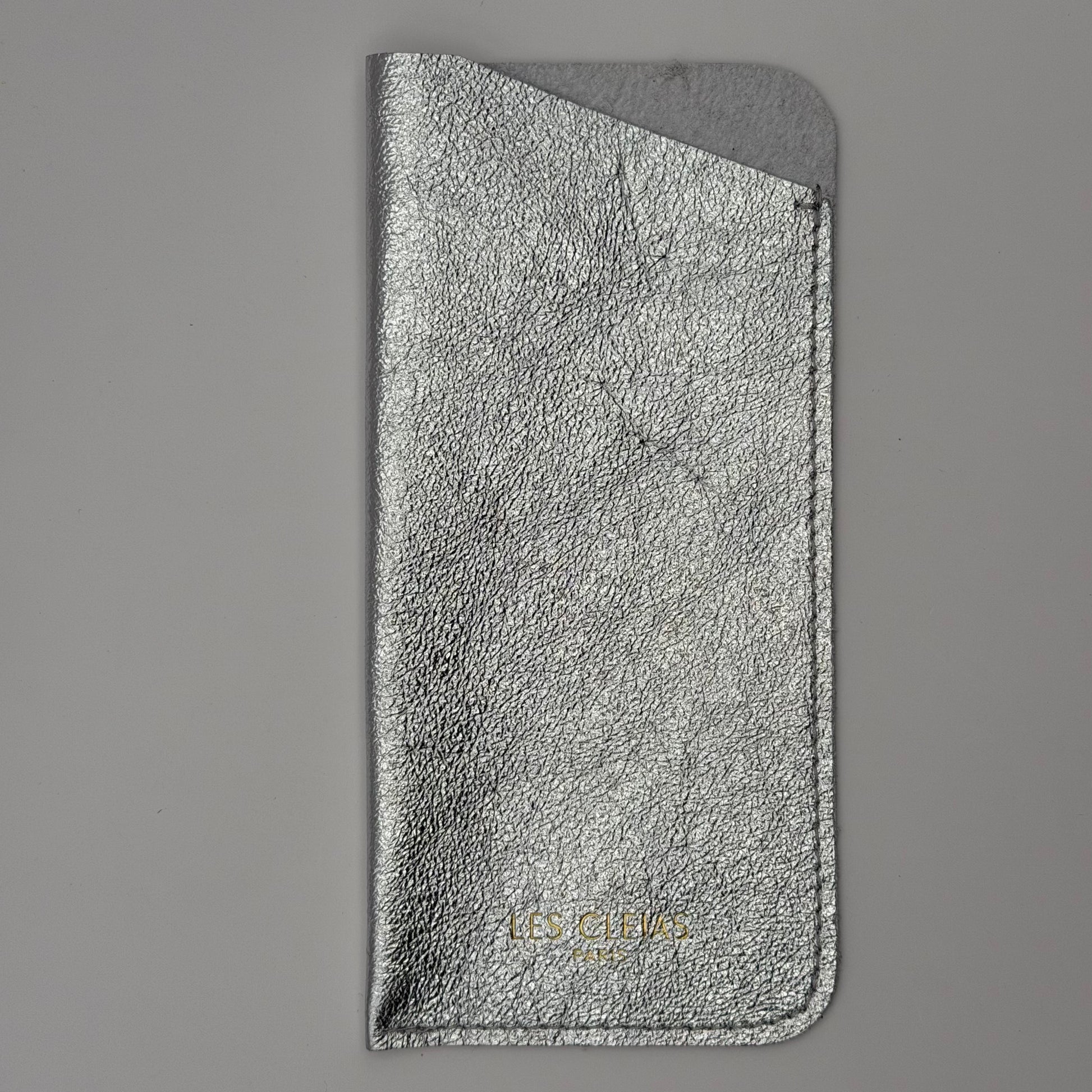 Etui à Lunette argenté - Les Lunettes de Pauline