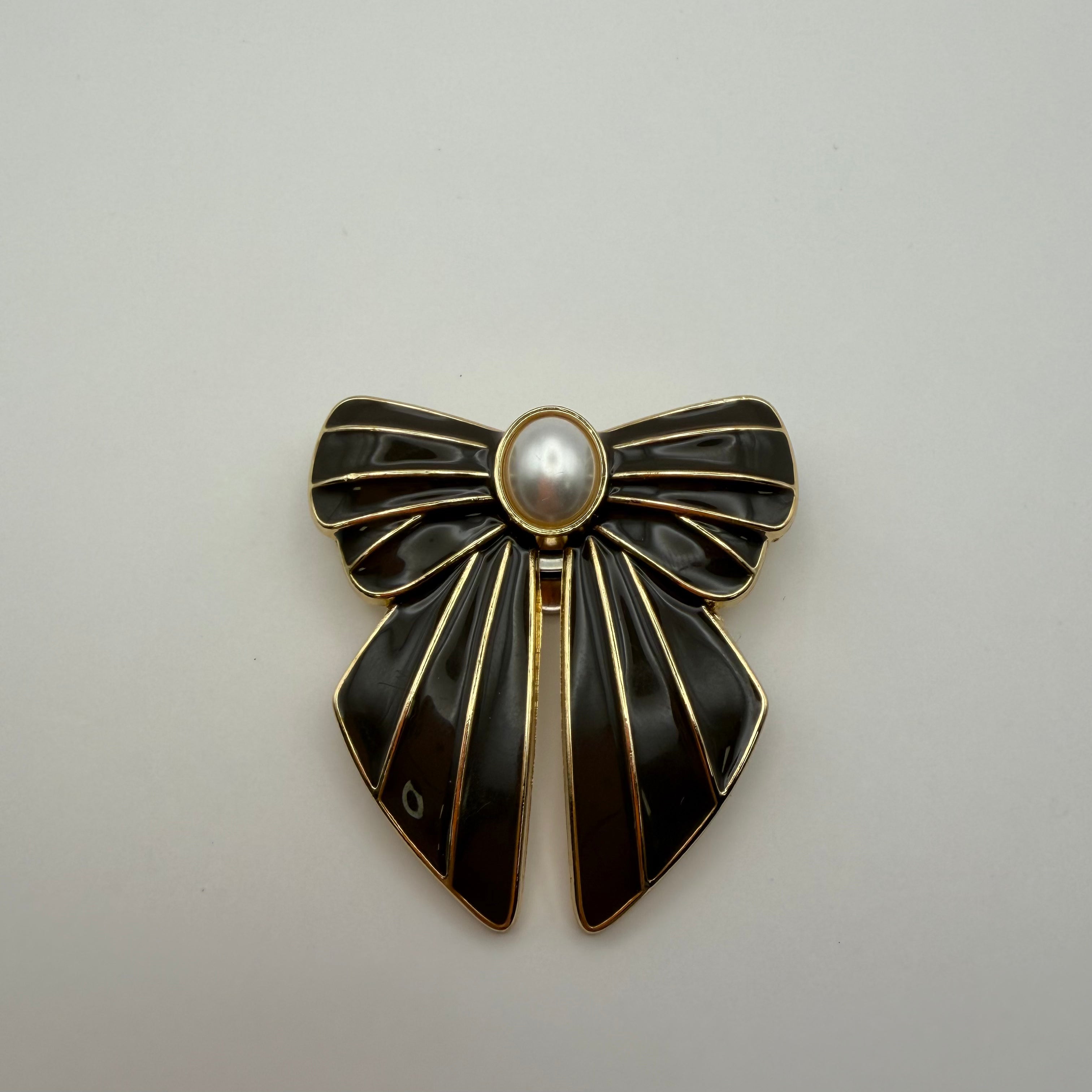 Clip BOW Blush noir - Les Lunettes de Pauline