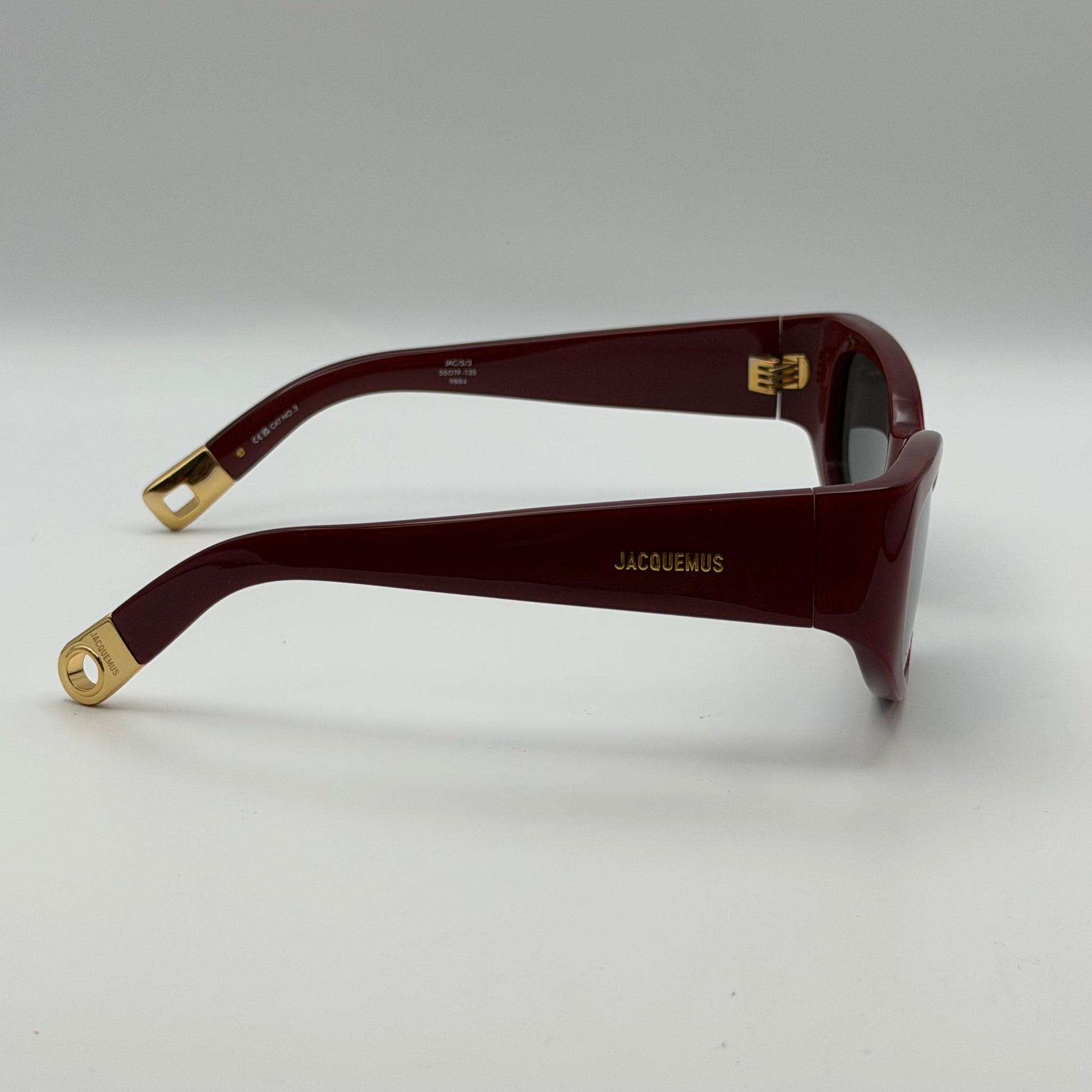 Jacquemus Gala Bordeaux - Les Lunettes de Pauline