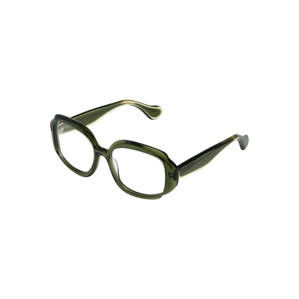 Komono Helen Vert Kaki de profil - Les Lunettes de Pauline