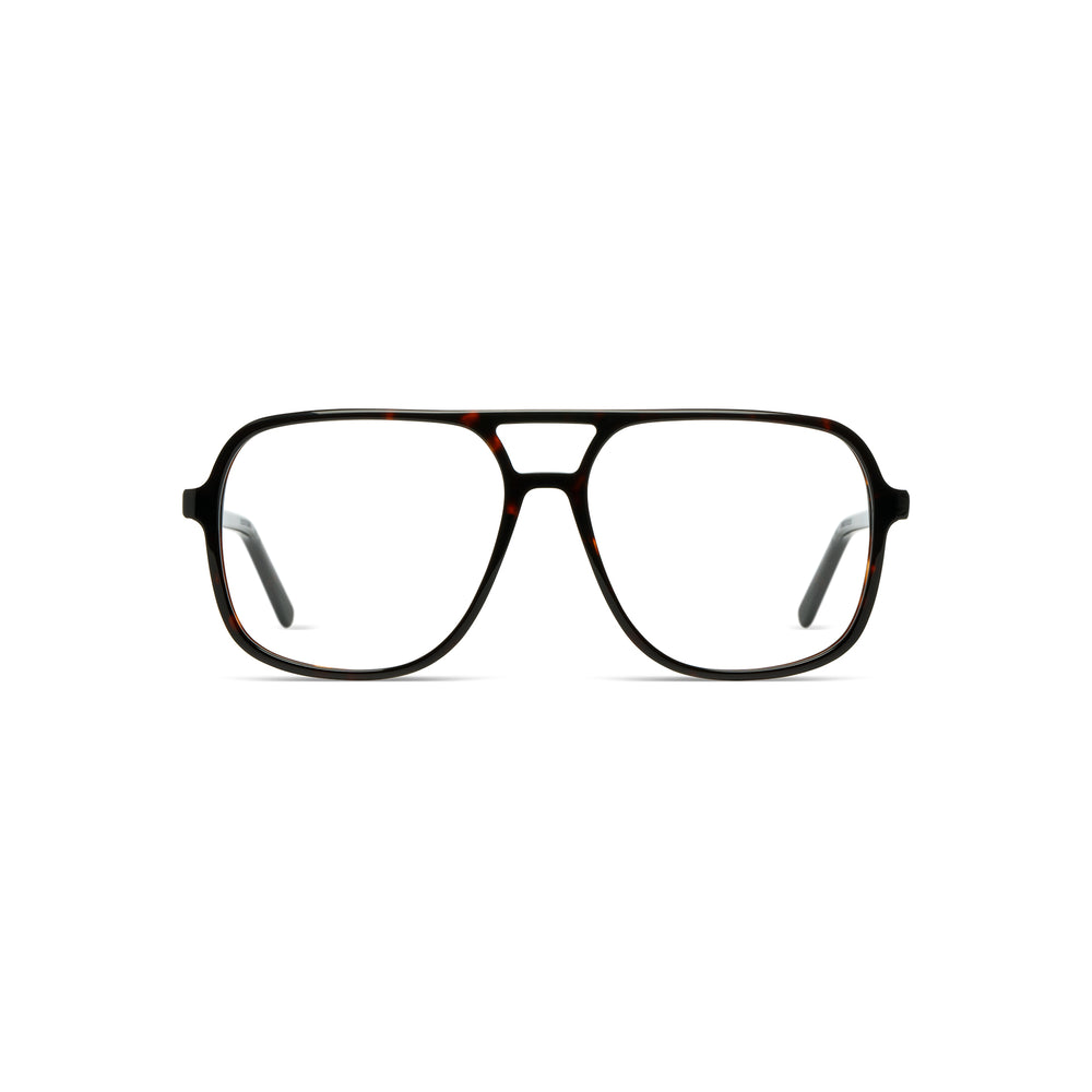 Komono Steph Écaille Havane Cigar de face - Les Lunettes de Pauline