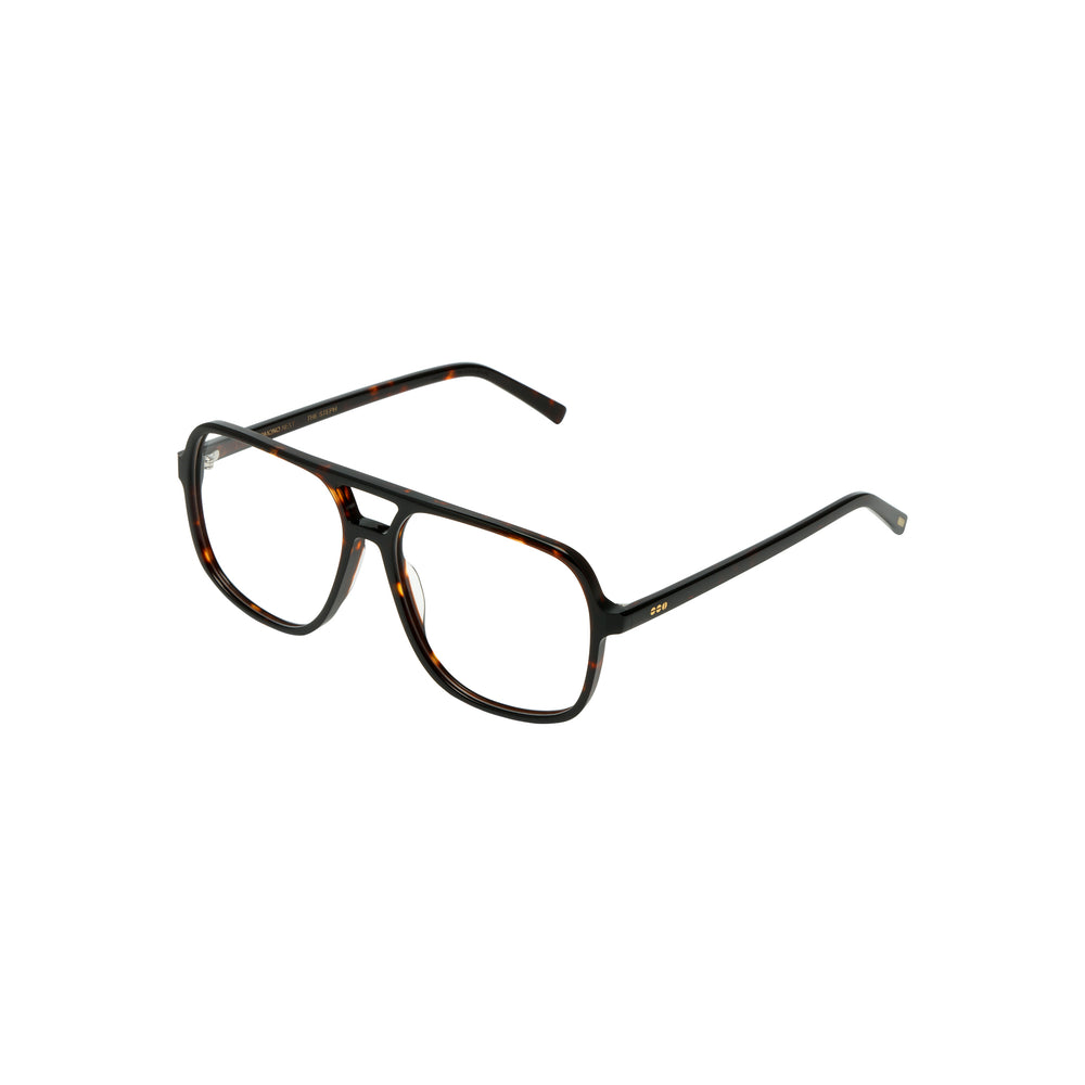 Komono Steph Écaille Havane Cigar de profil - Les Lunettes de Pauline