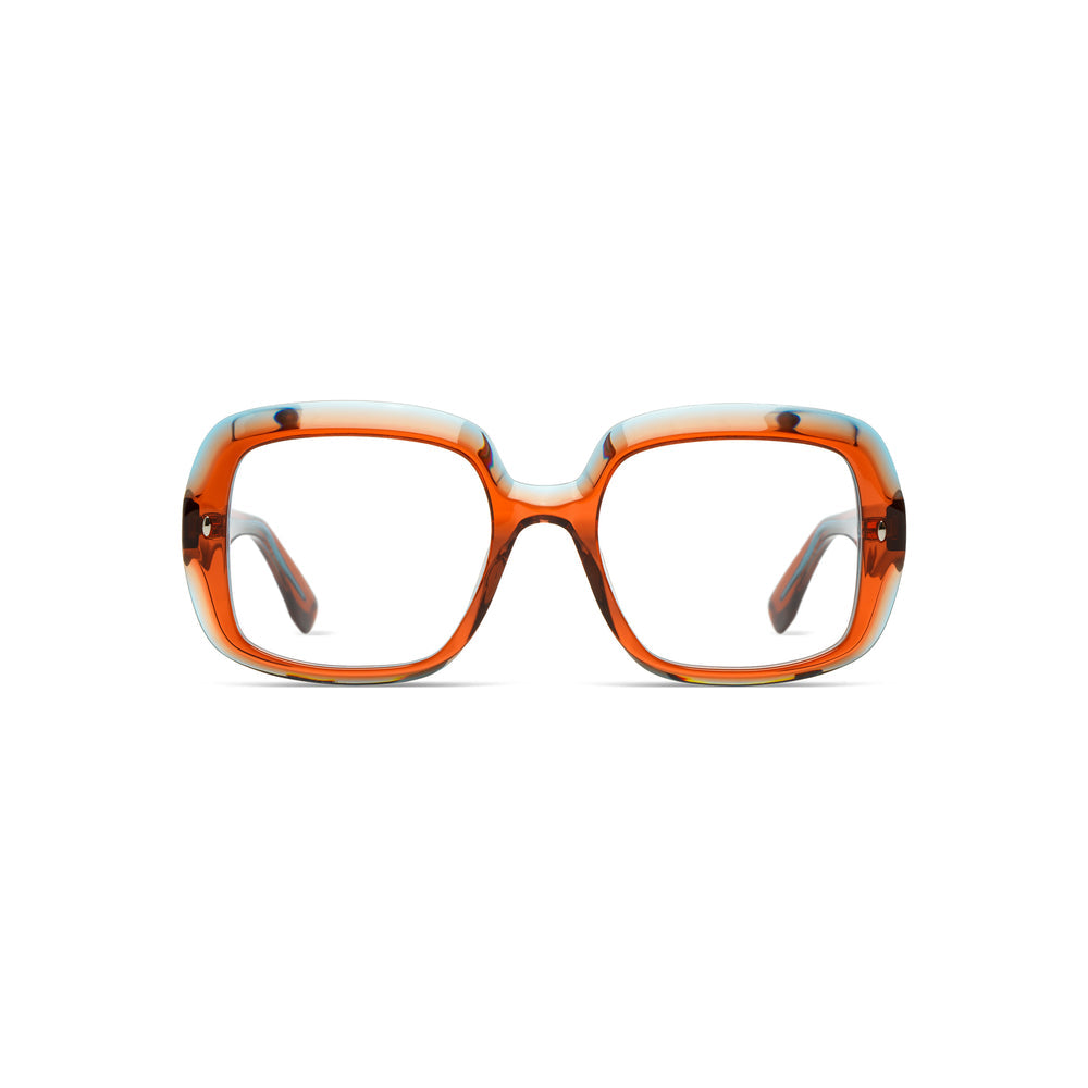 Komono Nicole Caramel de face - Les Lunettes de Pauline