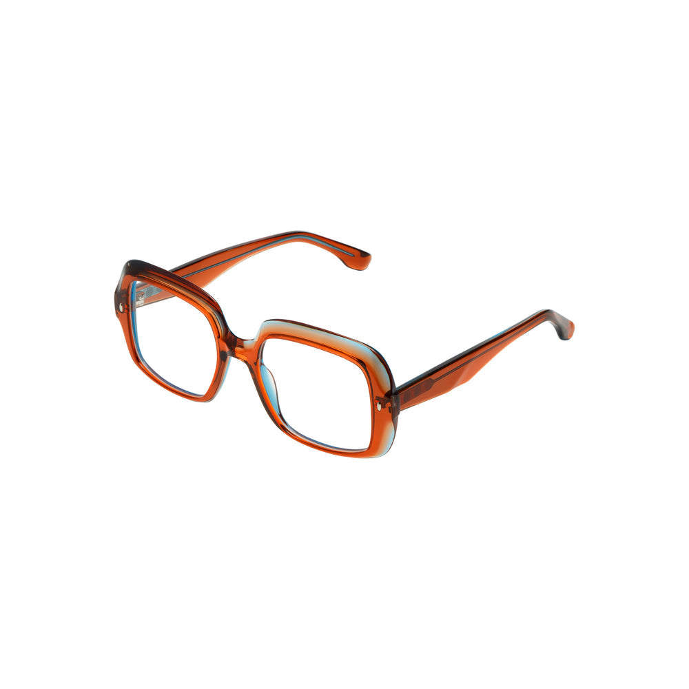 Komono Nicole Caramel de profil - Les Lunettes de Pauline