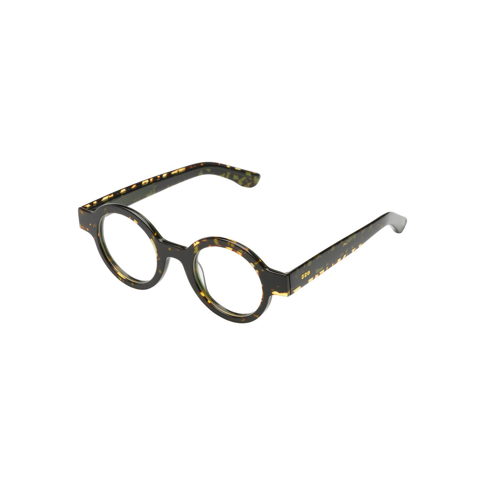 Komono Augustus Écaille Verte de profil - Les Lunettes de Pauline