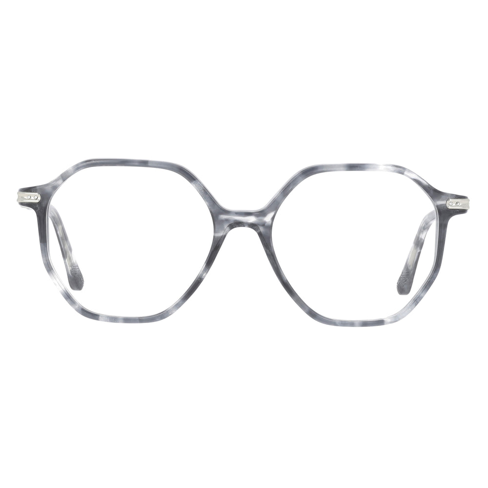 Mauboussin MB1003 Écaille Pailletée Bleu Gris E978 de face - Les Lunettes de Pauline