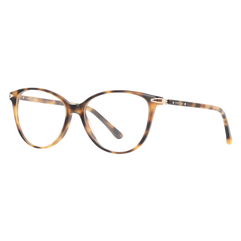 Mauboussin MB1022 Écaille Havane E068 de trois-quarts - Les Lunettes de Pauline