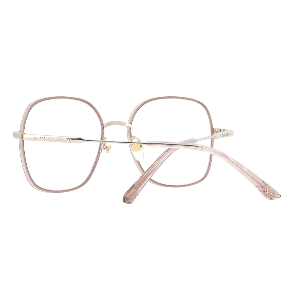 Mauboussin MB1024 Doré Rose Clair RSDO en détail des branches - Les Lunettes de Pauline