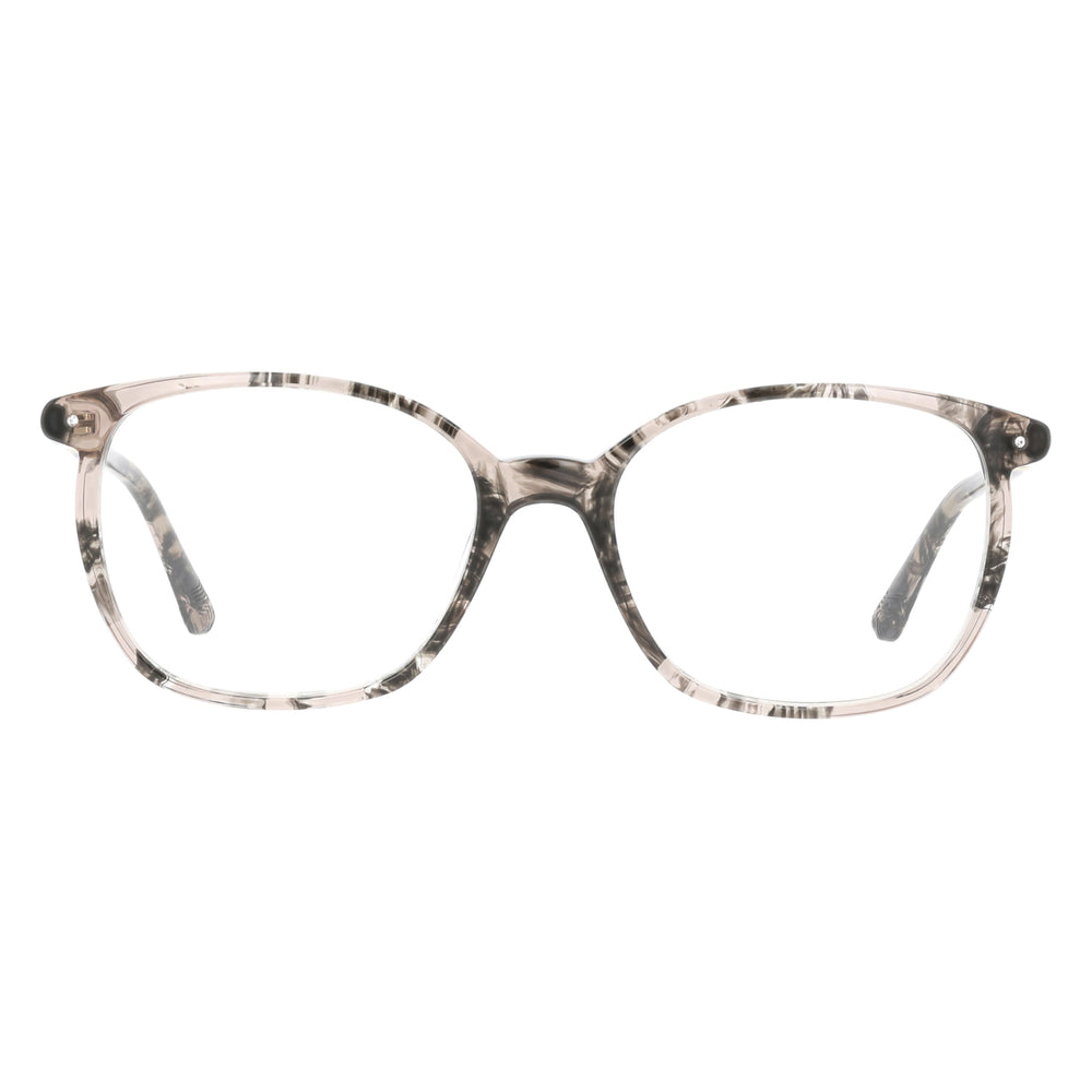 Mauboussin MB1025 Écaille Texturée Beige Rose Noir E895 de face - Les Lunettes de Pauline