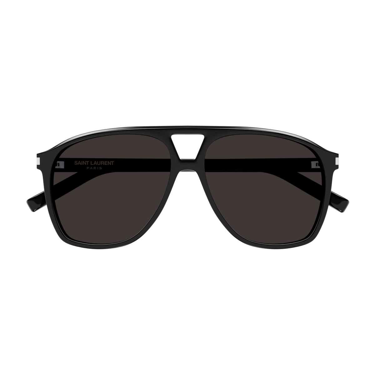 Saint Laurent Corner Angle SL 596 Dune Noir 001 de face - Les Lunettes de Pauline
