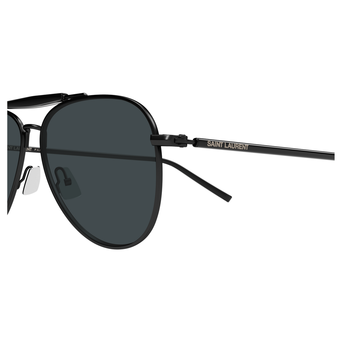 Saint Laurent SL Logo SL 864 Noir 001 vue de profil - Les Lunettes de Pauline