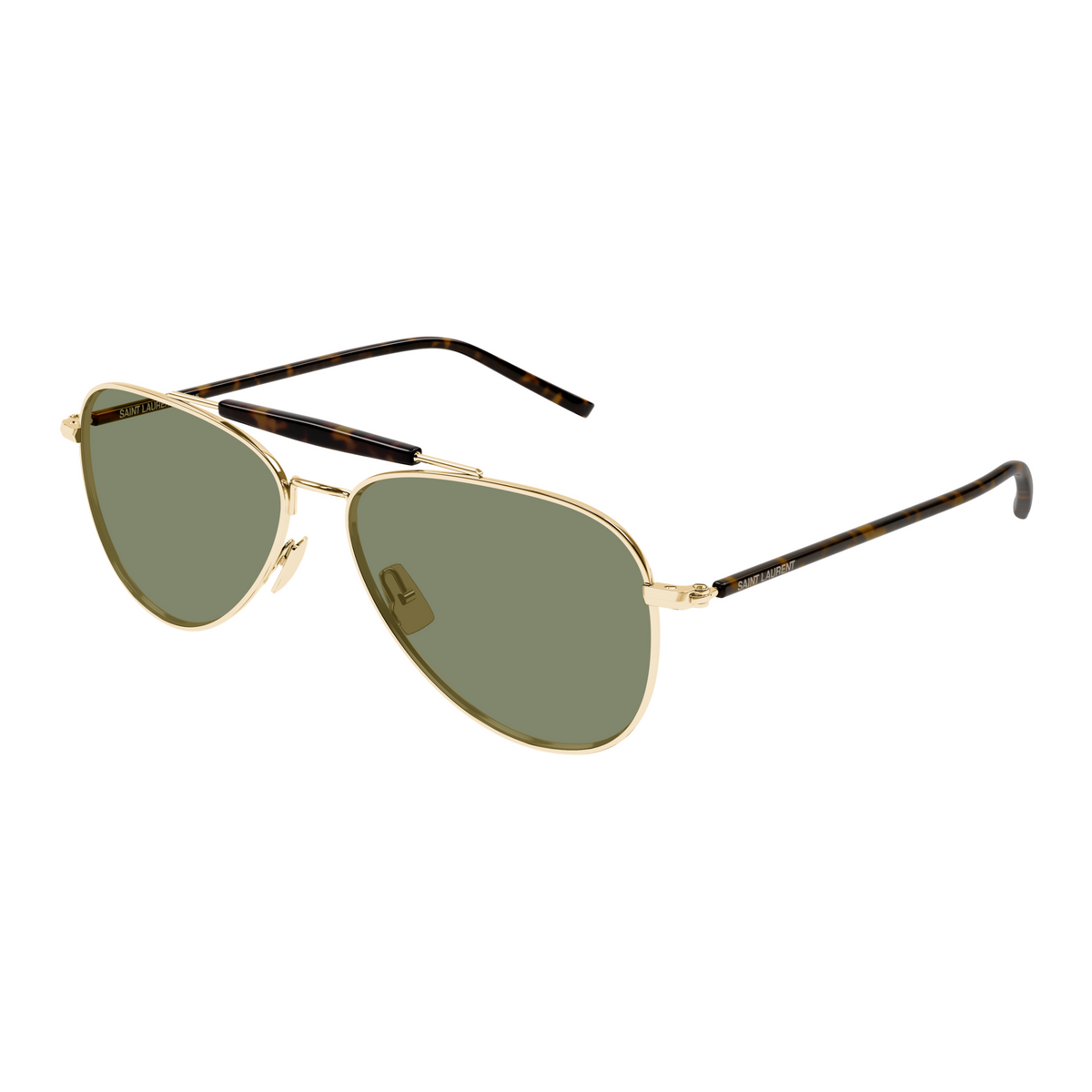 Saint Laurent SL Logo SL 864 Or 003 vue trois-quarts - Les Lunettes de Pauline