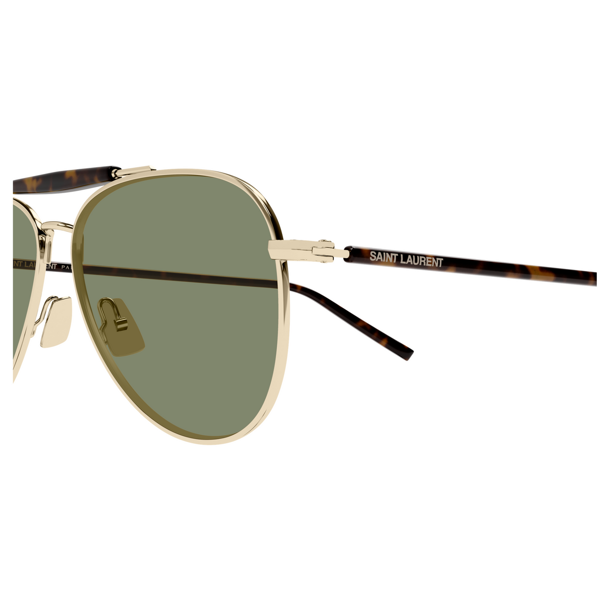 Saint Laurent SL Logo SL 864 Or 003 vue de profil - Les Lunettes de Pauline