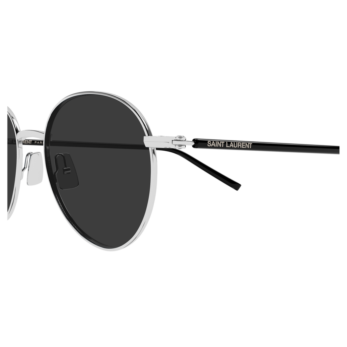 Saint Laurent SL Logo SL 865 Argent 002 vue de profil - Les Lunettes de Pauline
