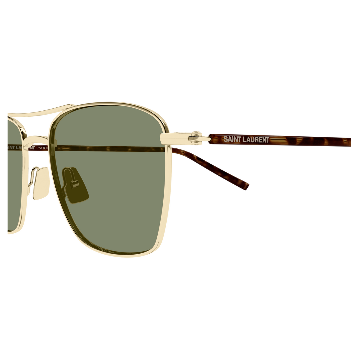 Saint Laurent SL Logo SL 866 Or 003 vue de profil - Les Lunettes de Pauline