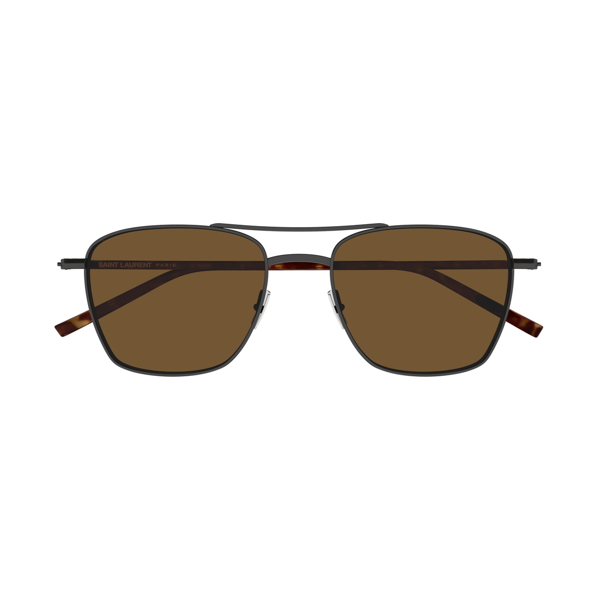 Saint Laurent SL Logo SL 866 Ruthénium 004 de face - Les Lunettes de Pauline