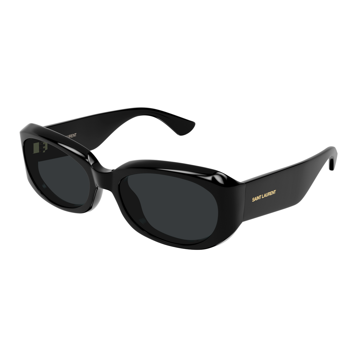 Saint Laurent SL Logo SL 868 Noir 001 vue trois-quarts - Les Lunettes de Pauline