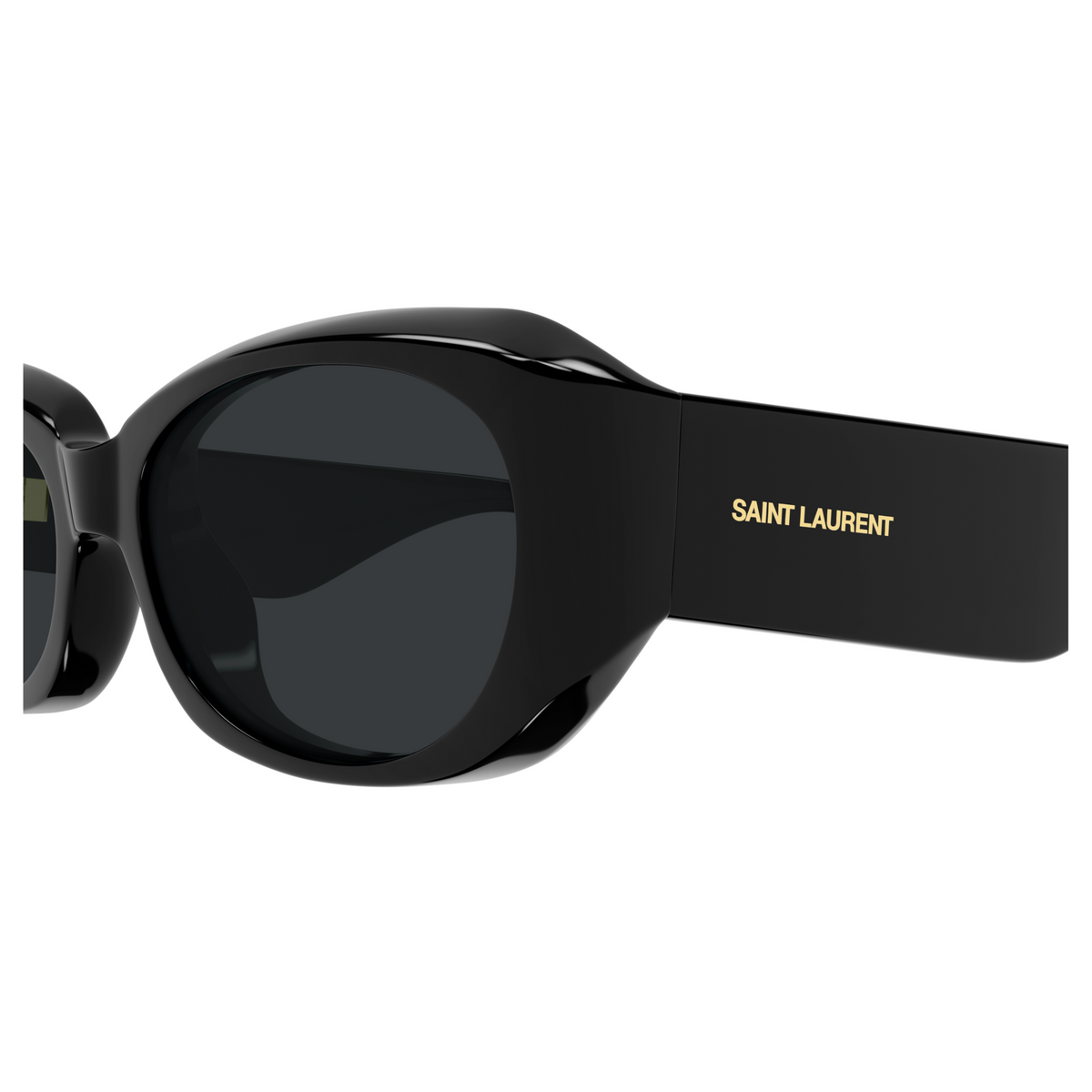 Saint Laurent SL Logo SL 868 Noir 001 vue de profil - Les Lunettes de Pauline