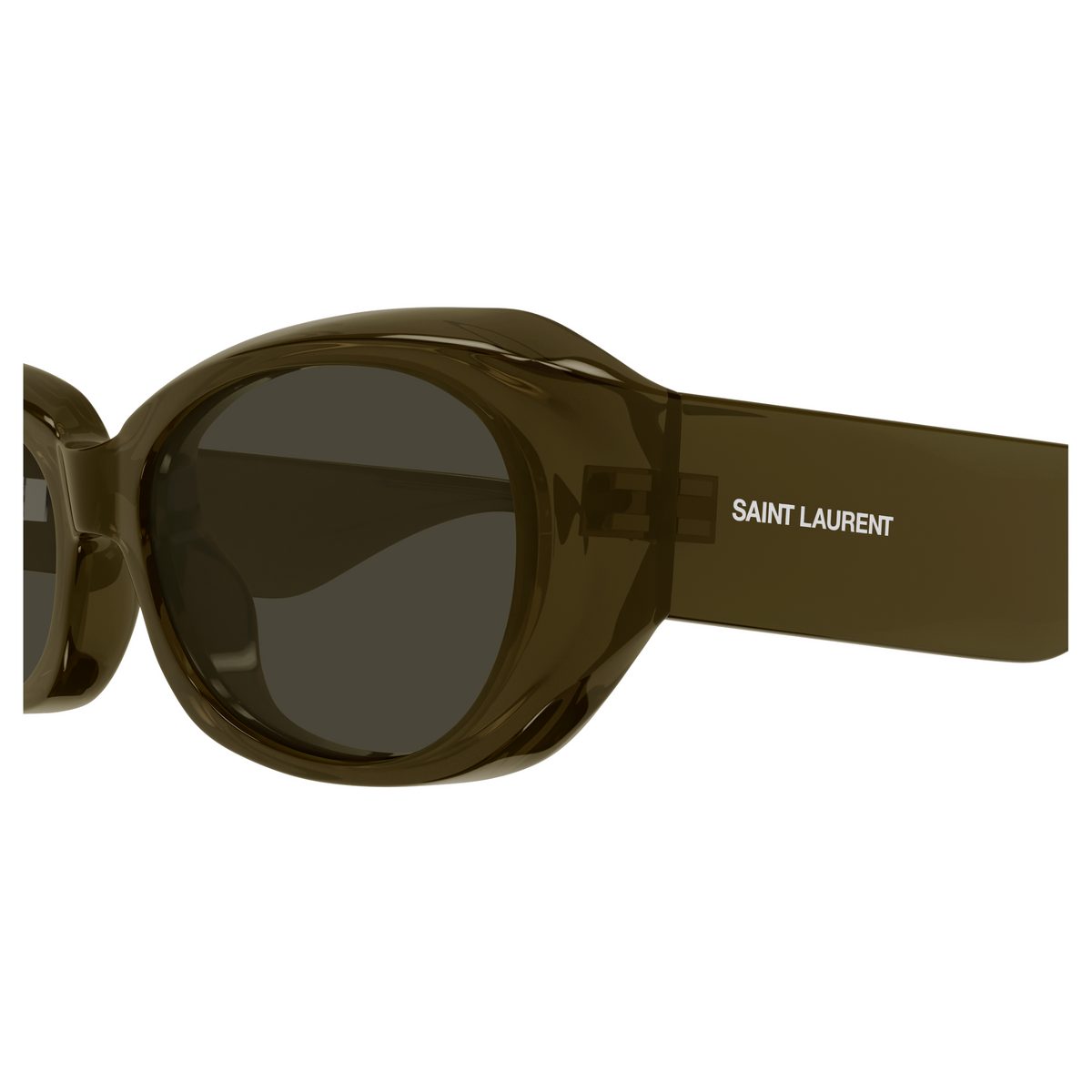 Saint Laurent SL Logo SL 868 Brun 005 vue de profil - Les Lunettes de Pauline