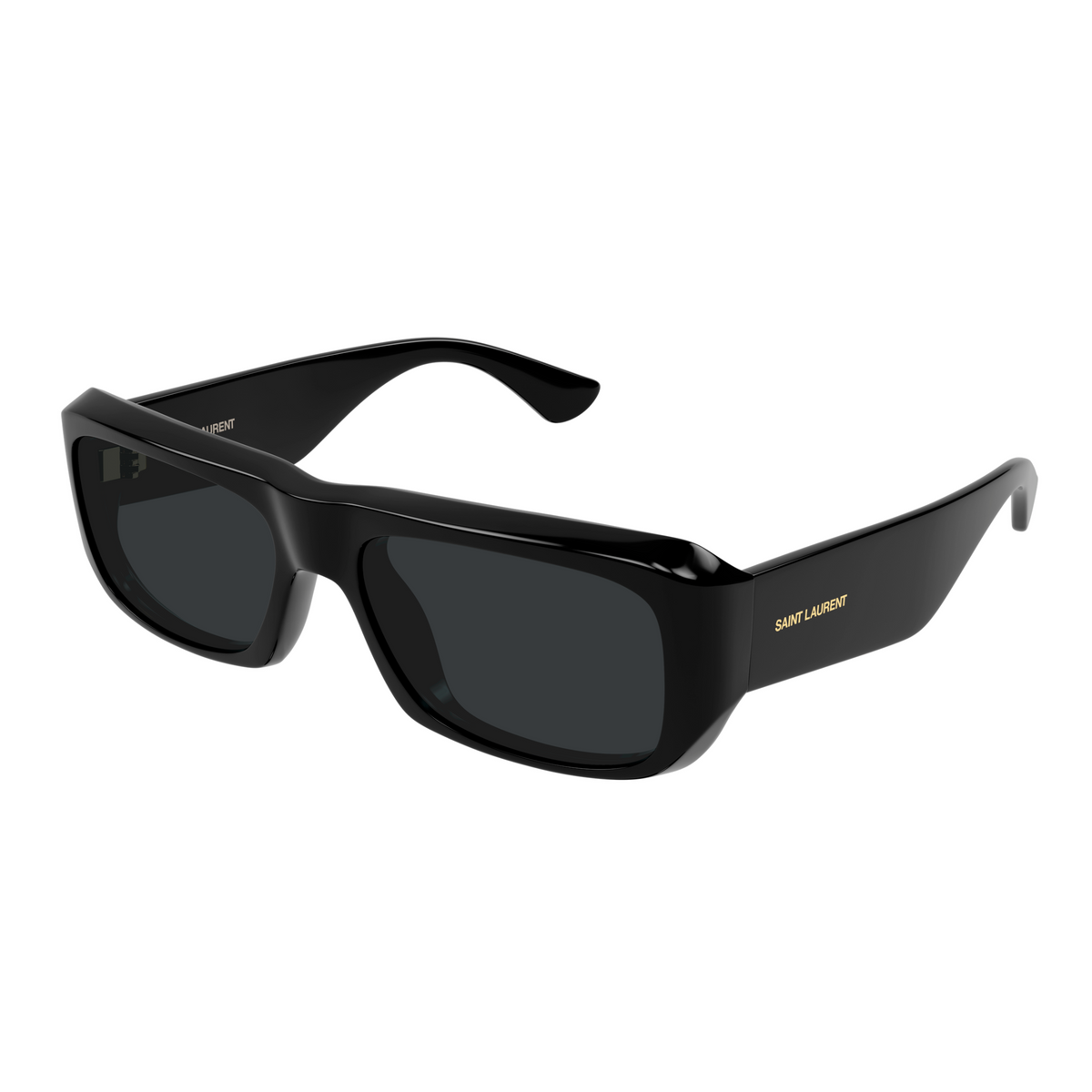 Saint Laurent SL Logo SL 869 Noir 001 vue trois-quarts - Les Lunettes de Pauline