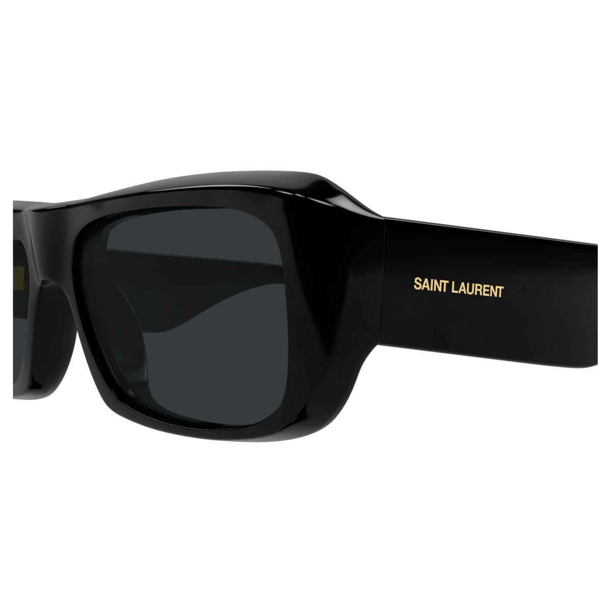 Saint Laurent SL Logo SL 869 Noir 001 vue de profil - Les Lunettes de Pauline