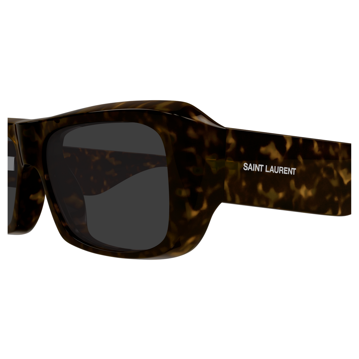 Saint Laurent SL Logo SL 869 Havane 002 vue de profil - Les Lunettes de Pauline